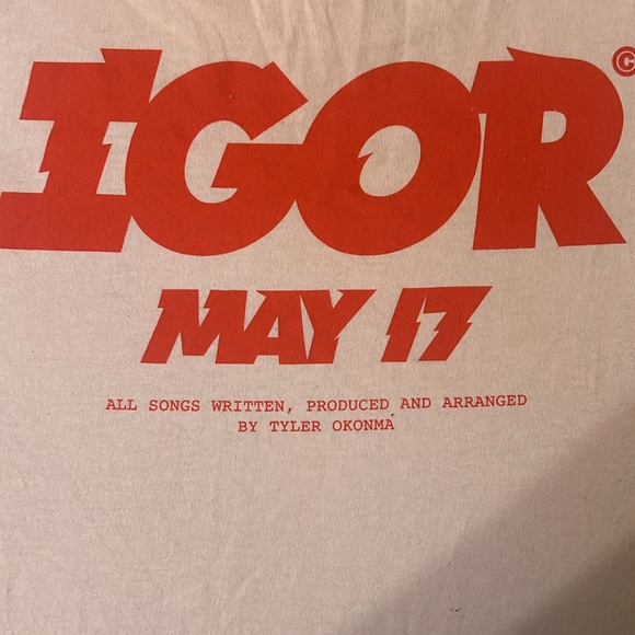 Tyler The Creator Tour Merchandise size small pink and red - Picture 3 of 5